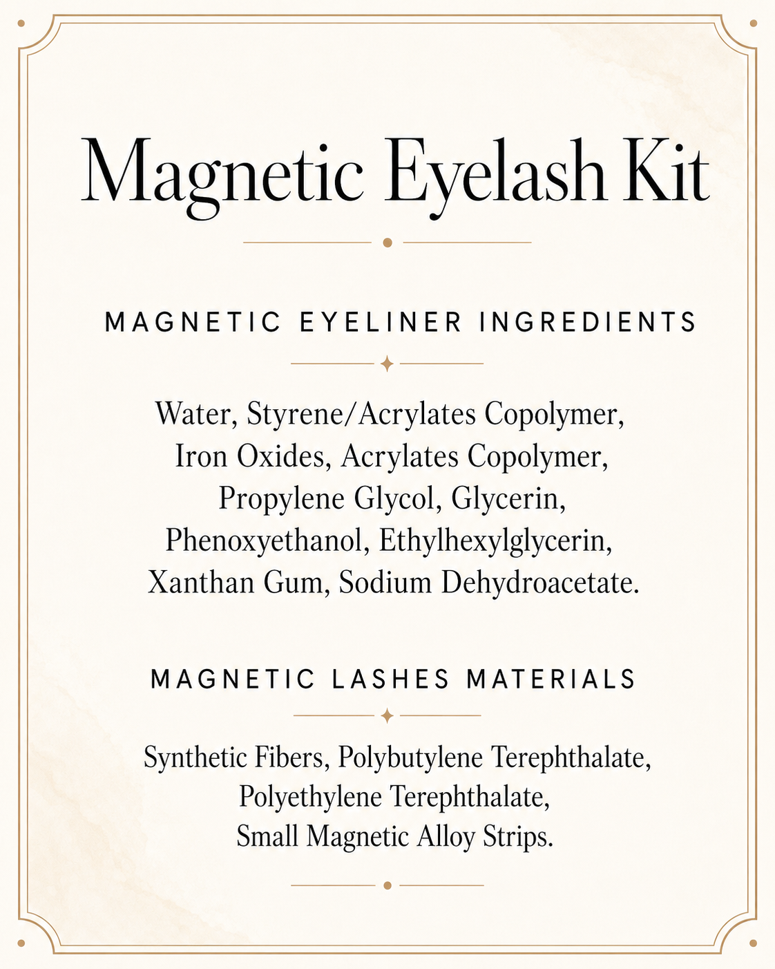 Magnetic Eyelash Kit