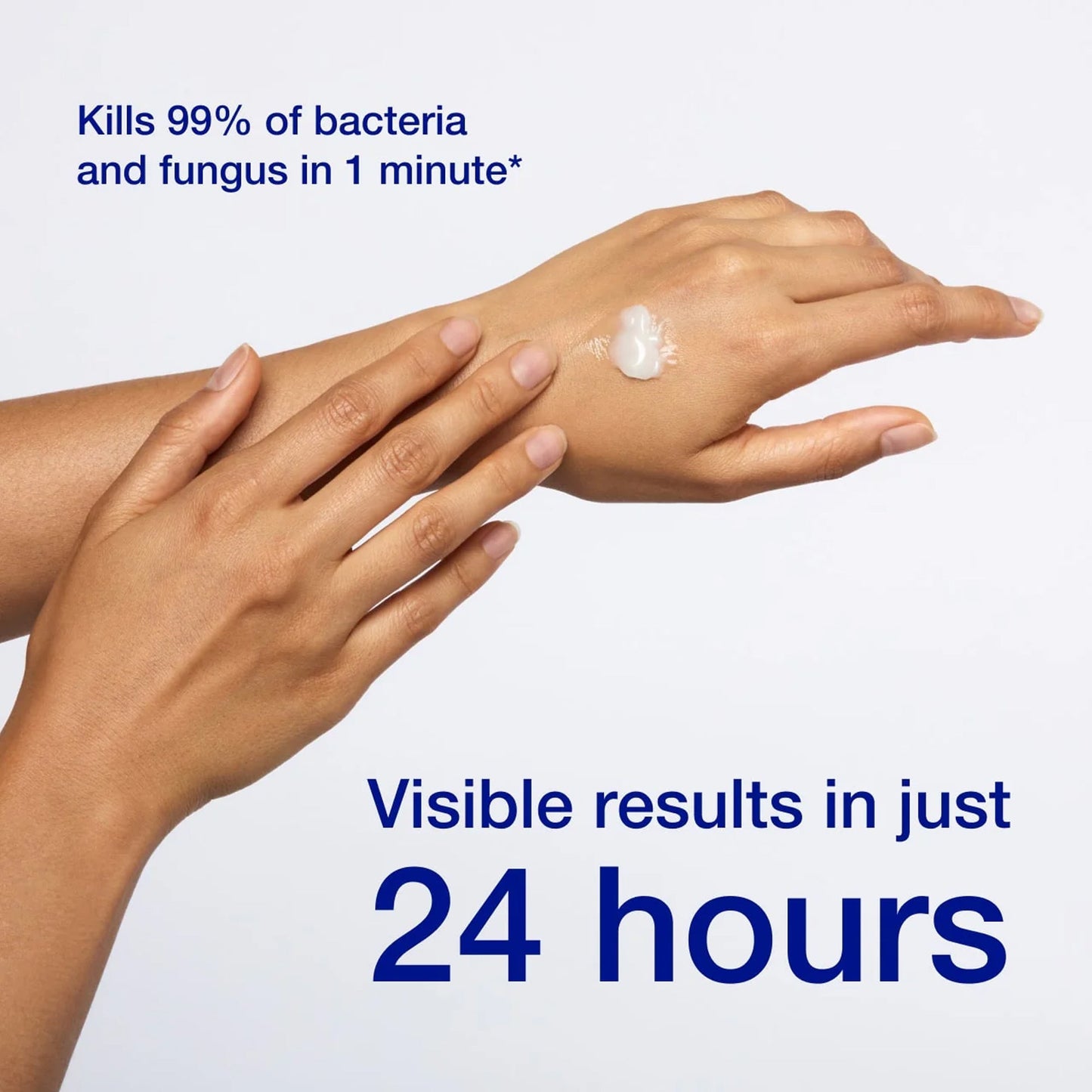 hand applying antibacterial cream