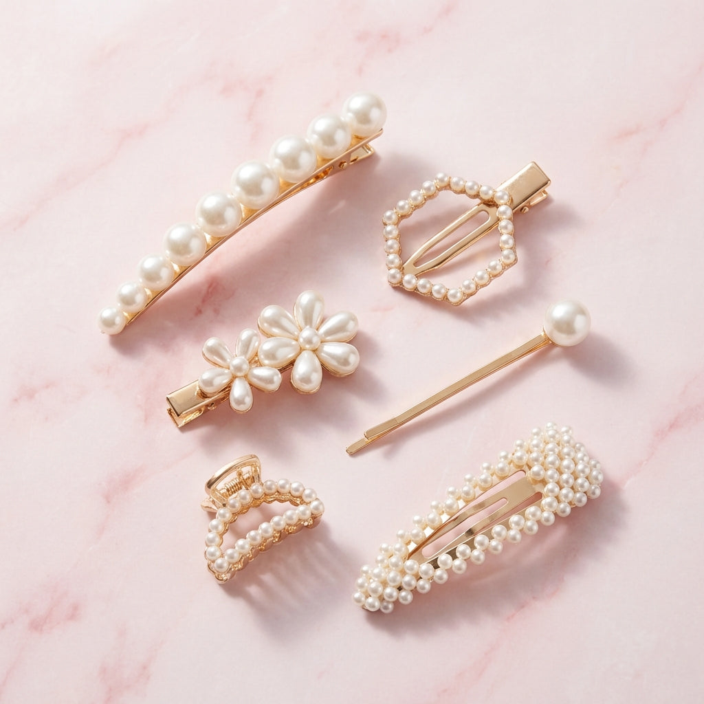 Pearl Hair Clip Set VIP