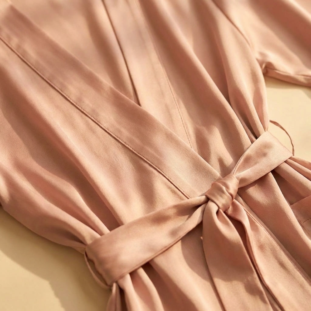 Satin Robe detail
