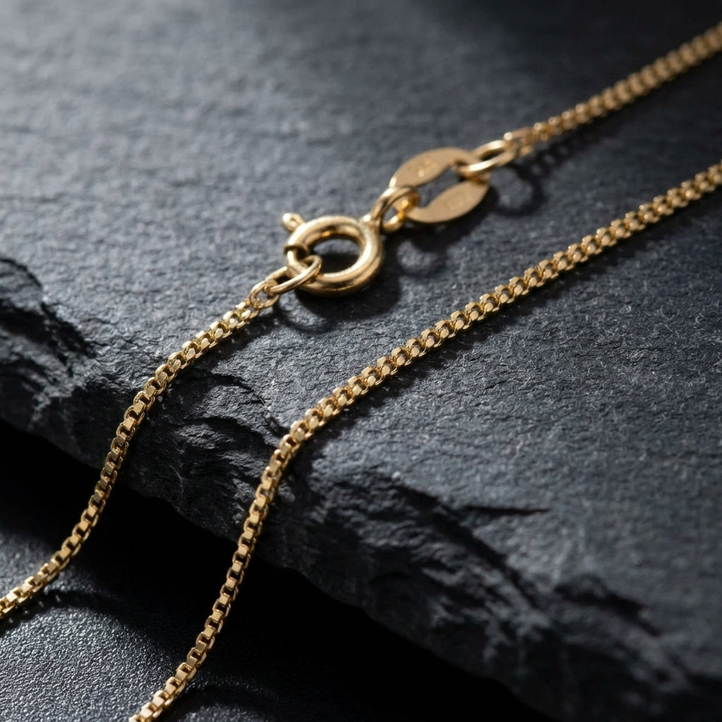 18K Gold Chain - Versatile Lengths