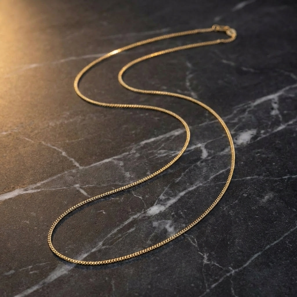 18K Gold Chain - Versatile Lengths