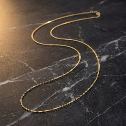 18K Gold Chain - Versatile Lengths