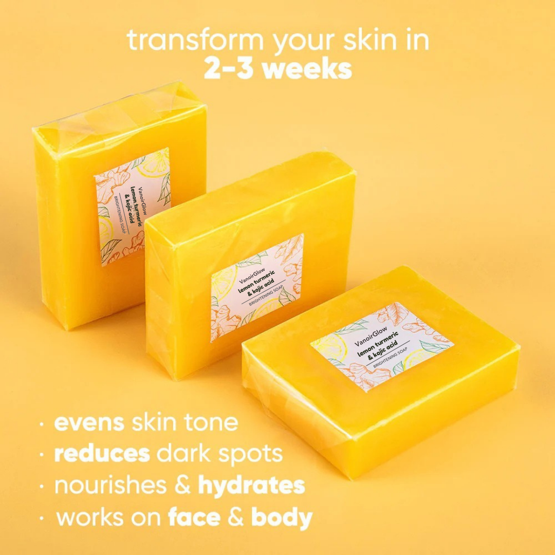 Vanoir Lemon Turmeric & Kojic Acid Brightening Soap