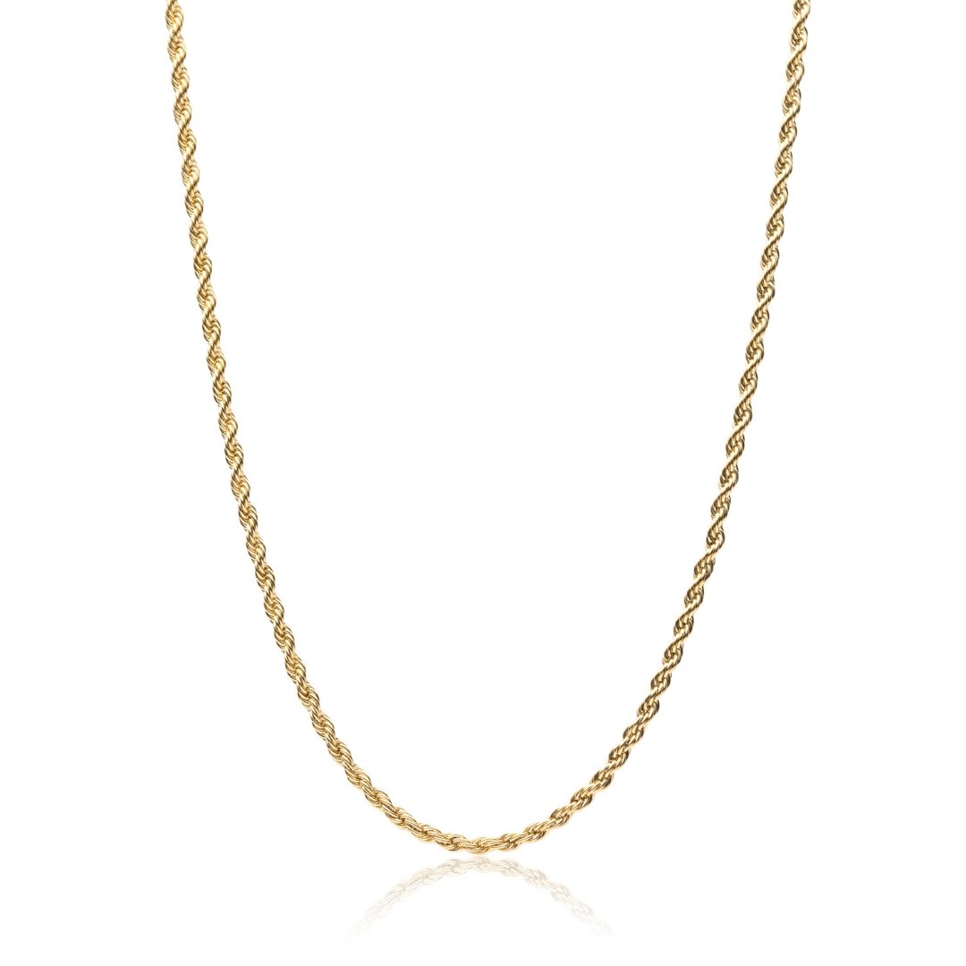 3mm Rope Chain - Gold