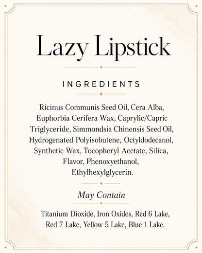 Lazy Lipstick
