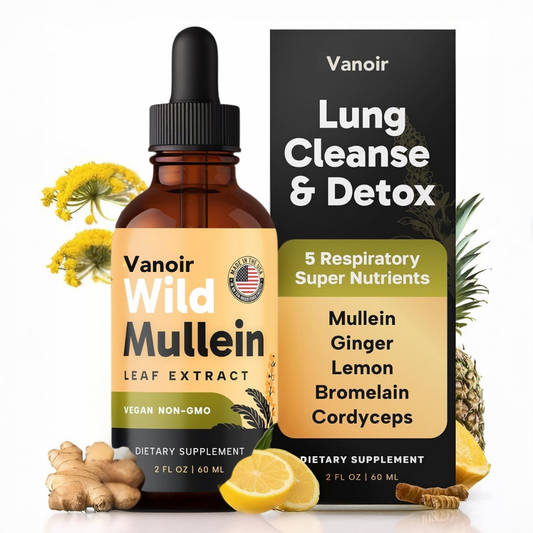 New Maximum Potency Mullein Drops For Cough Control & Lung Rejuvenation