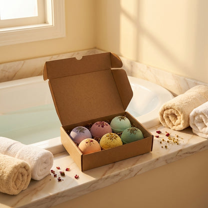Bath Bomb Gift Box lifestyle