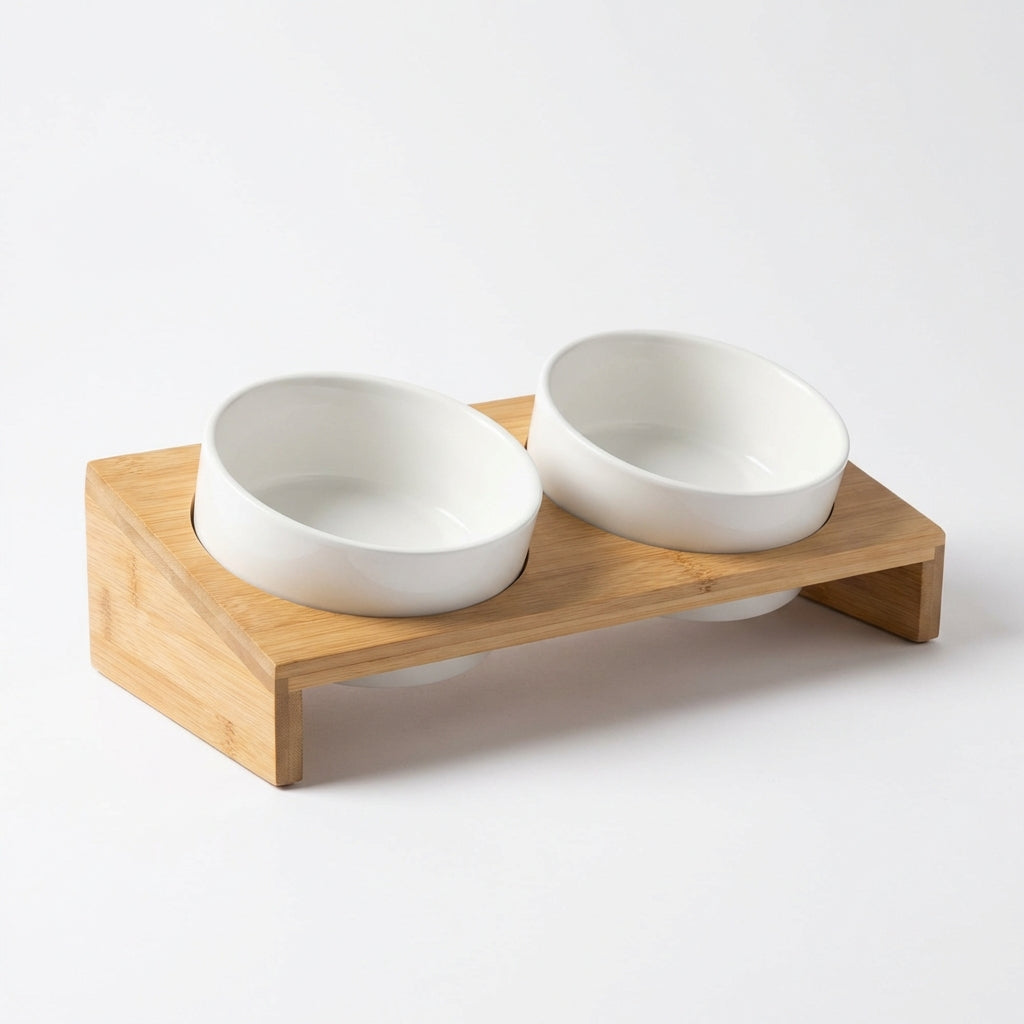 Elevated Pet Food Bowl Set