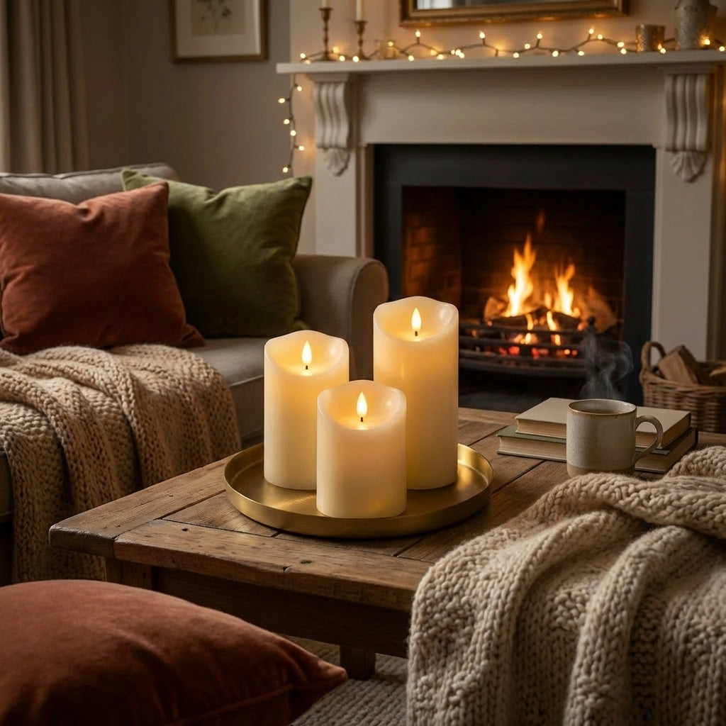 Flameless LED Candle Set lifestyle