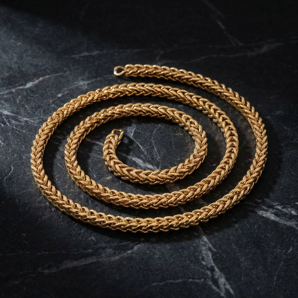 3mm Franco Chain - Gold