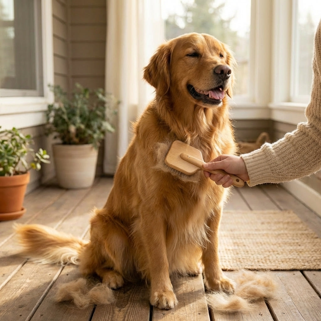 VanoirPets Slicker Grooming Brush lifestyle