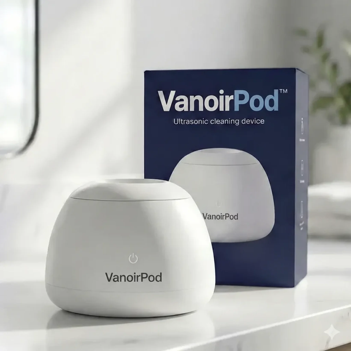 VanoirPod Ultrasonic Denture Cleaner - 1 Device (Single)