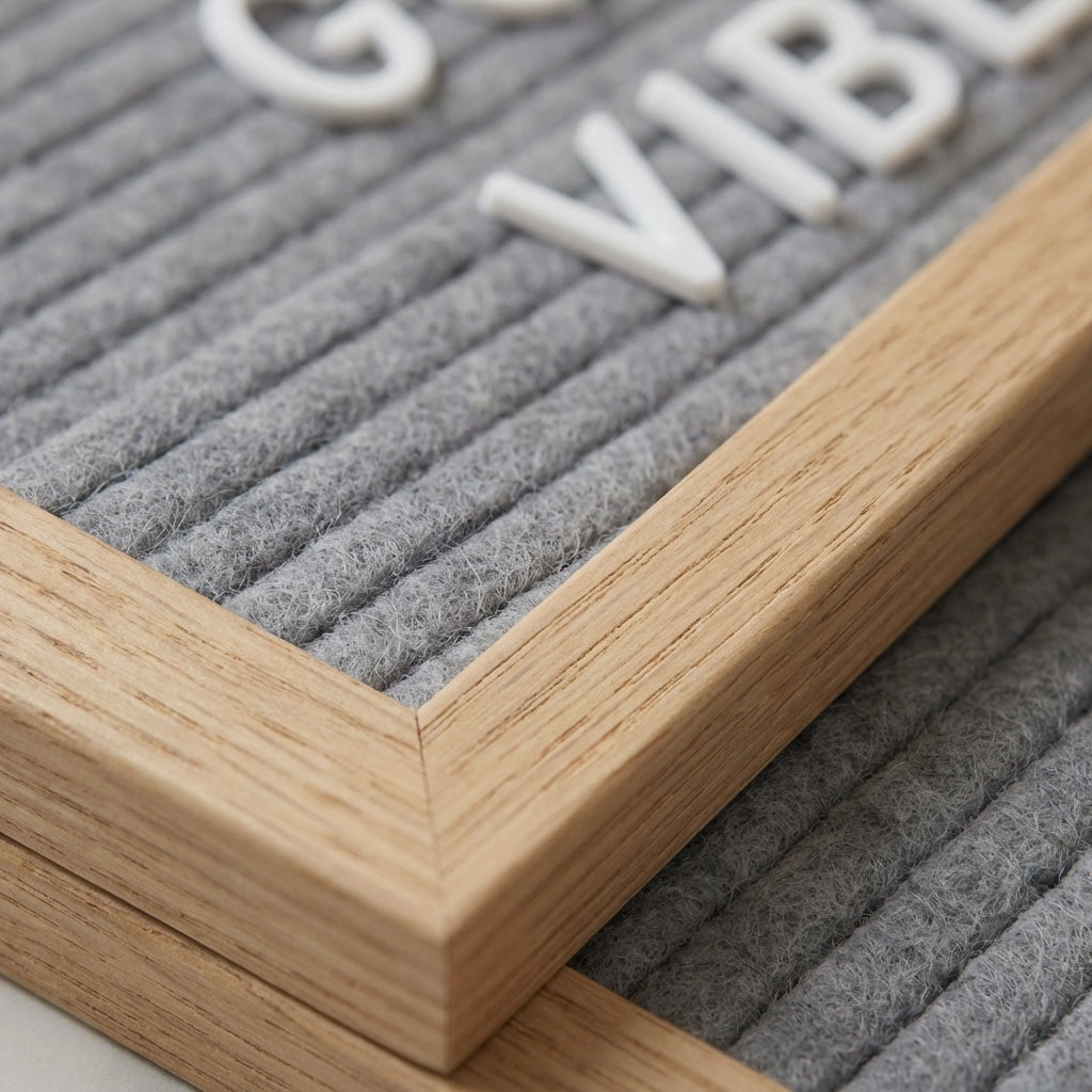 Letter Board with Stand - Detail