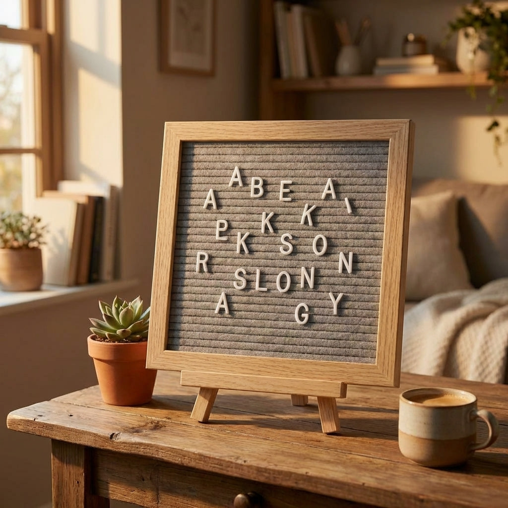 Letter Board with Stand - Lifestyle