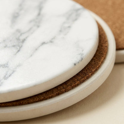 Marble Coaster Set