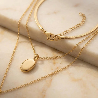 Minimalist Layered Necklace Set