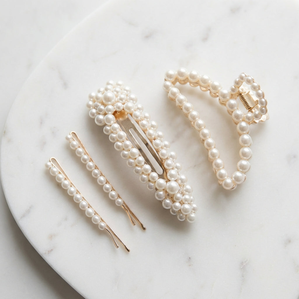 Pearl Hair Clip Set VIP