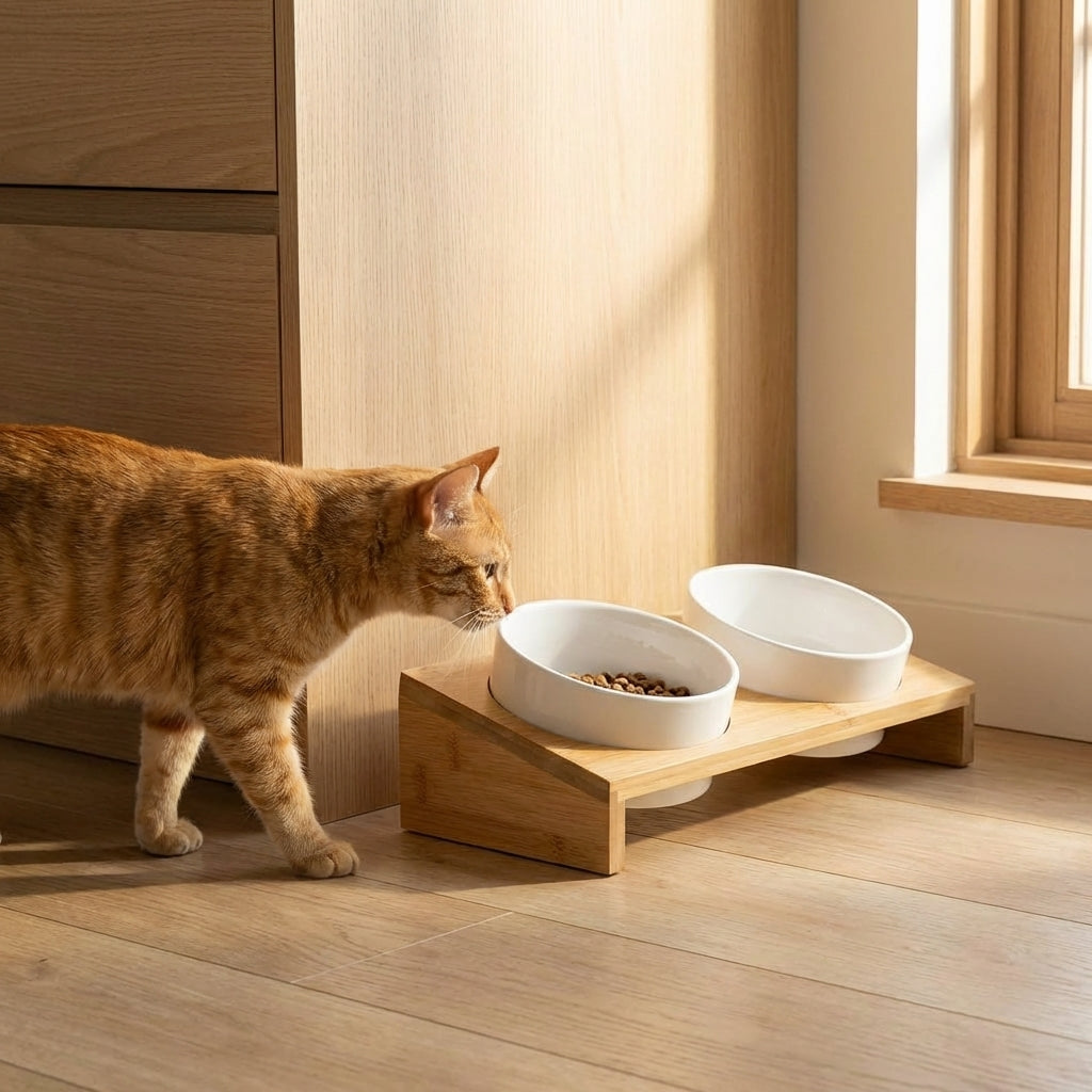 Elevated Pet Food Bowl Set