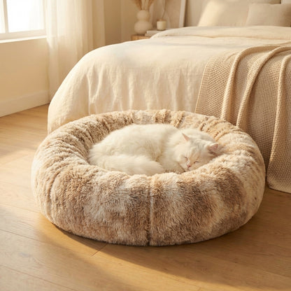 Plush Round Pet Bed - Vanoir lifestyle