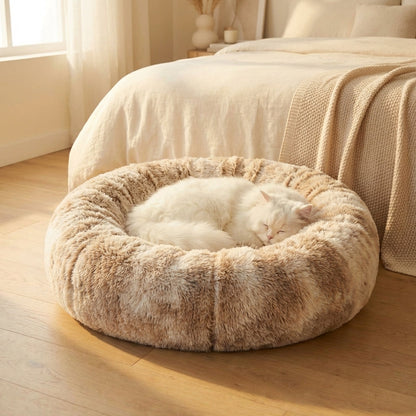 Plush Round Pet Bed VIP