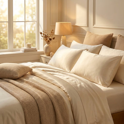 Satin Pillowcase Set lifestyle