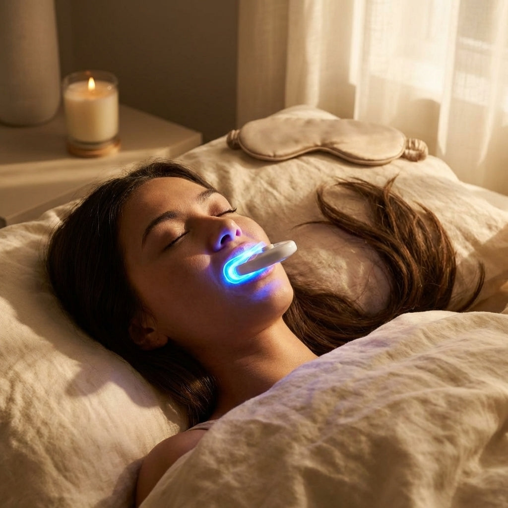 LED Teeth Whitening Kit - in use