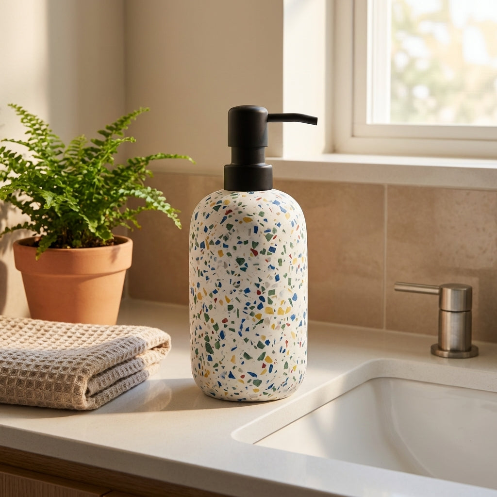 Terrazzo Soap Dispenser lifestyle