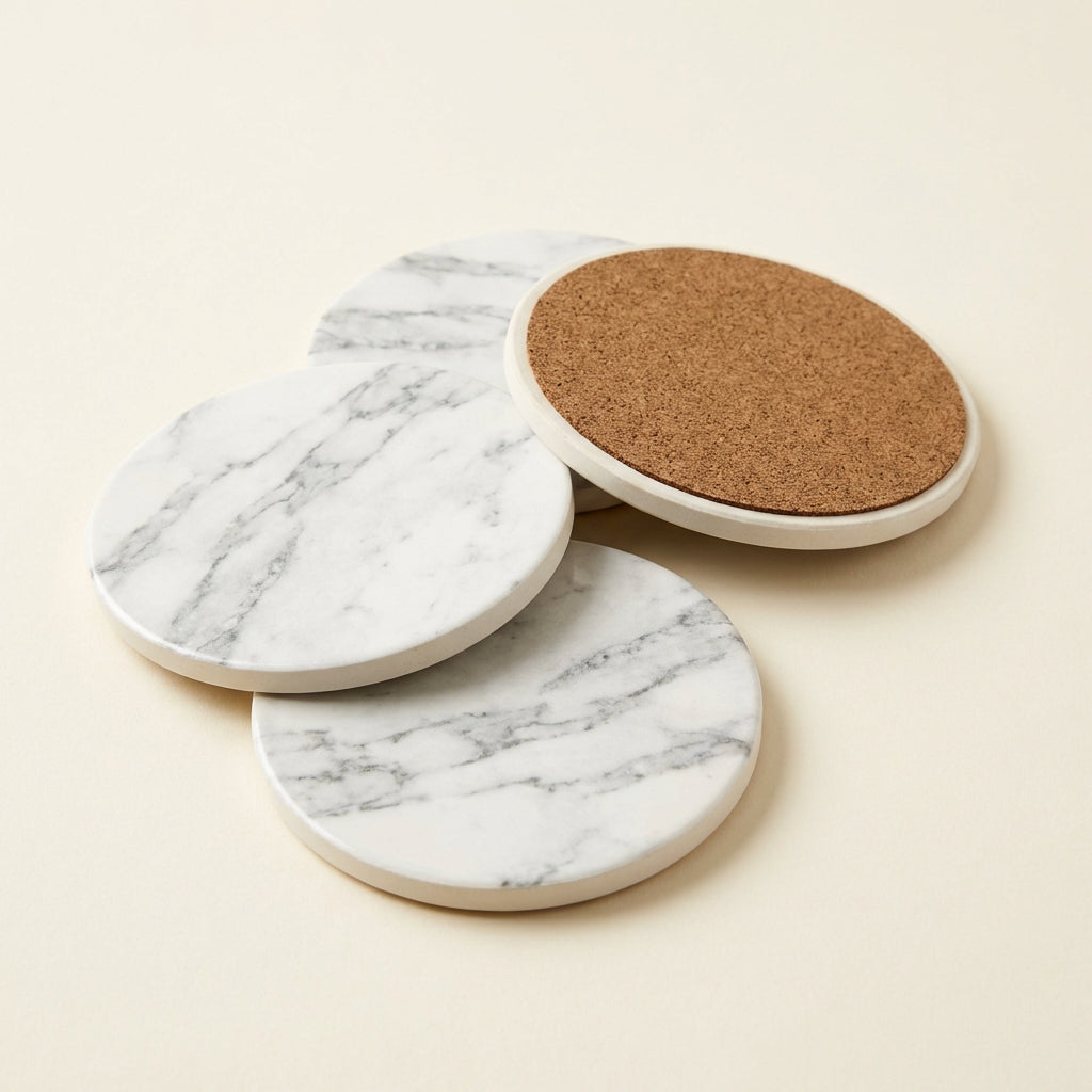 Marble Coaster Set