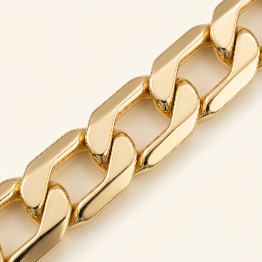 18k chain detail