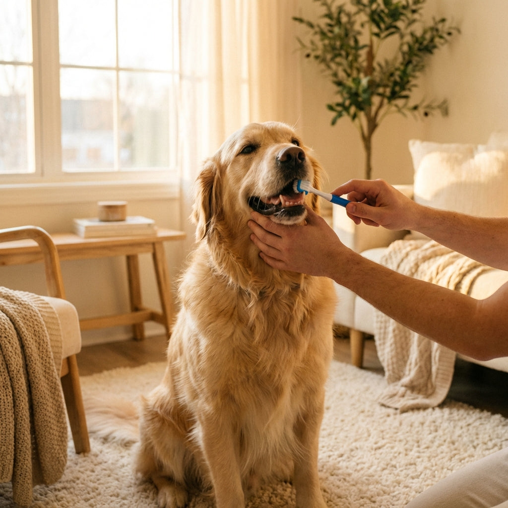 dog brush lifestyle