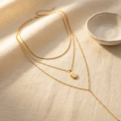 Minimalist Layered Necklace Set VIP
