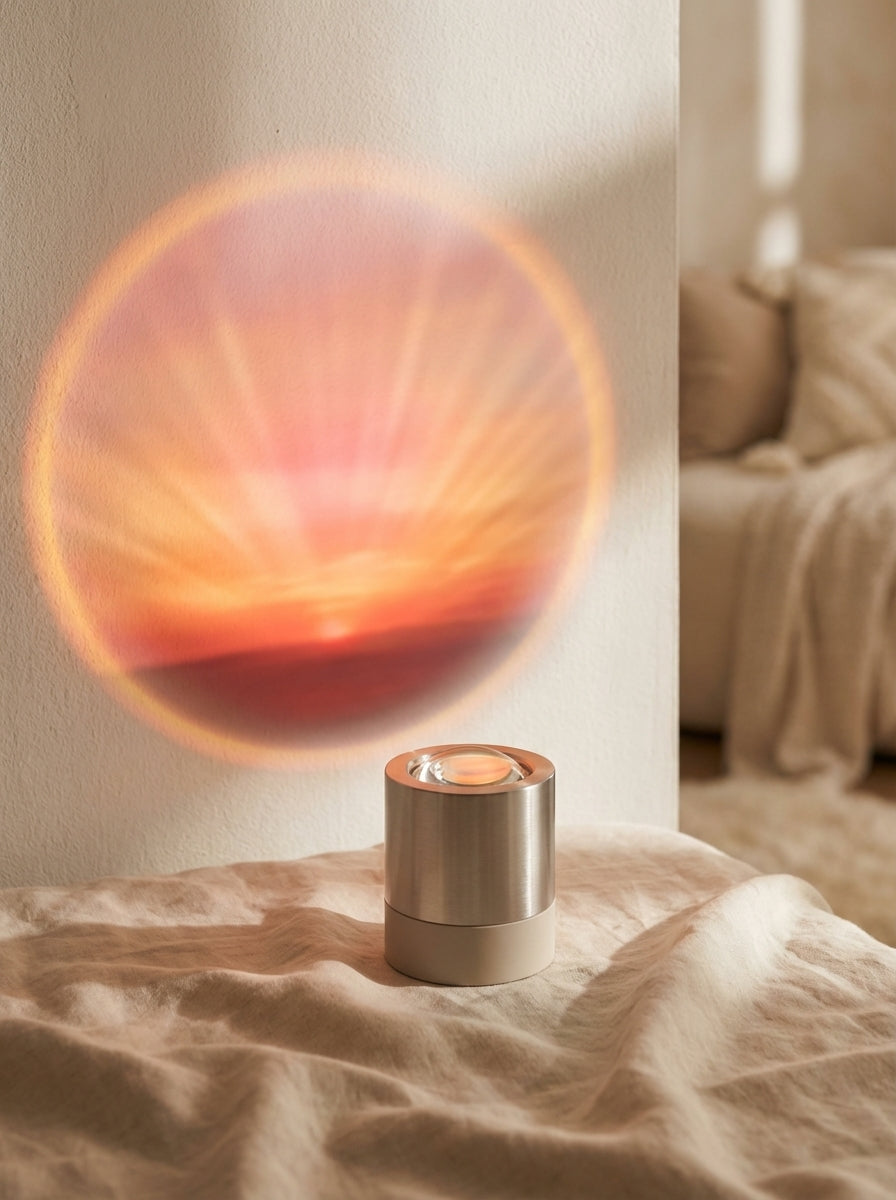 Vanoir Sunset Projection Lamp - Golden hour sunset mood light projector